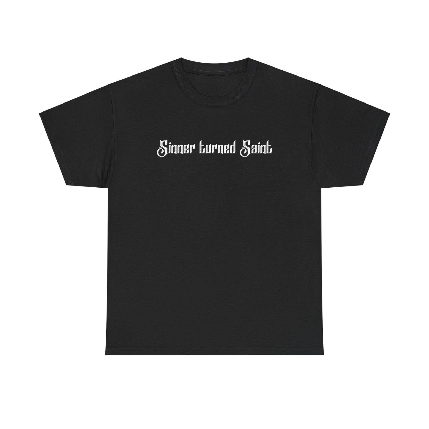 Black Sinner Turned Saint Tee